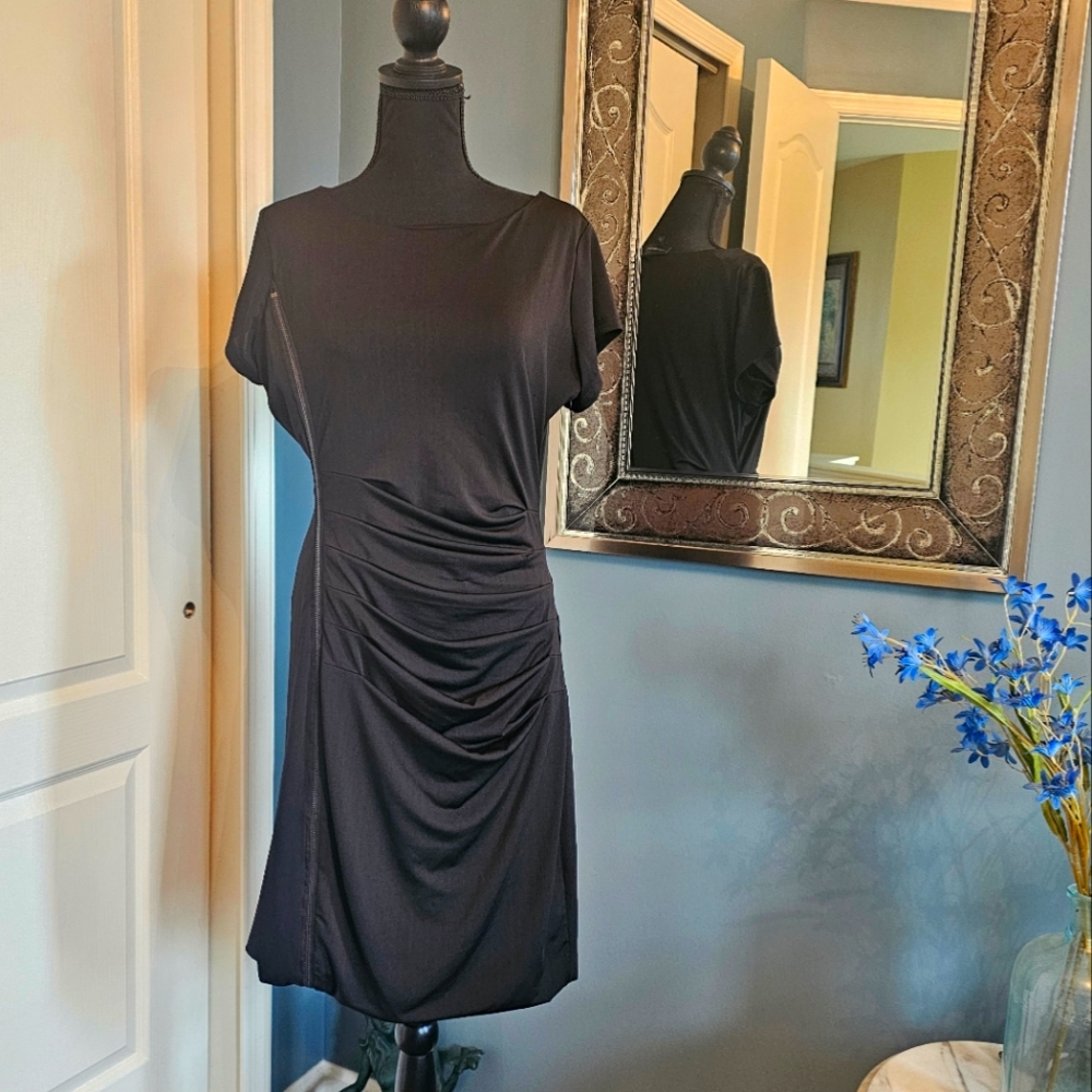 Lane Bryant little black dress zipper